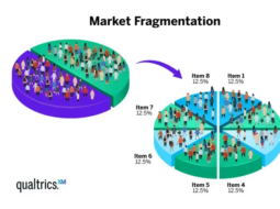 showing two pie graphs. the first has two segments, the second has many segments. it represents the evolution of the beverage alcohol consumer
