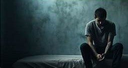 a person siting on a bed alone signifying mental health crisis system failure